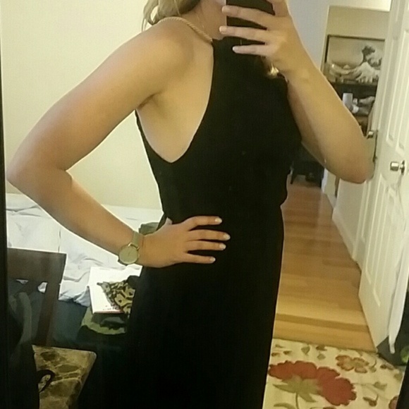 Wine Boho Chiffon Maxi Dress - Picture 6 of 8